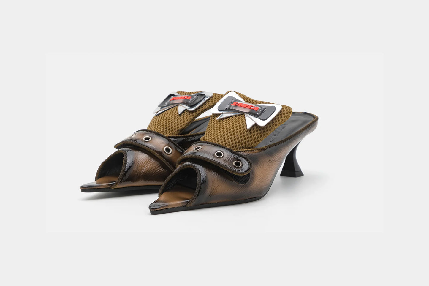 Autumn' Airbrushed brown mule