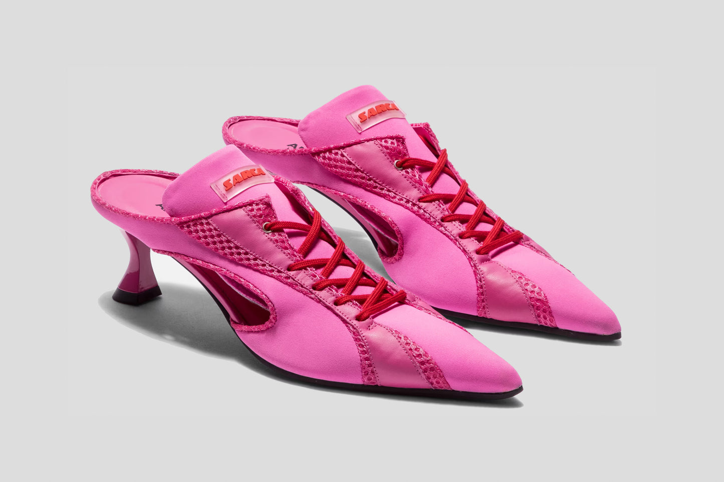 Moto' Pink Mule Kitten Heel