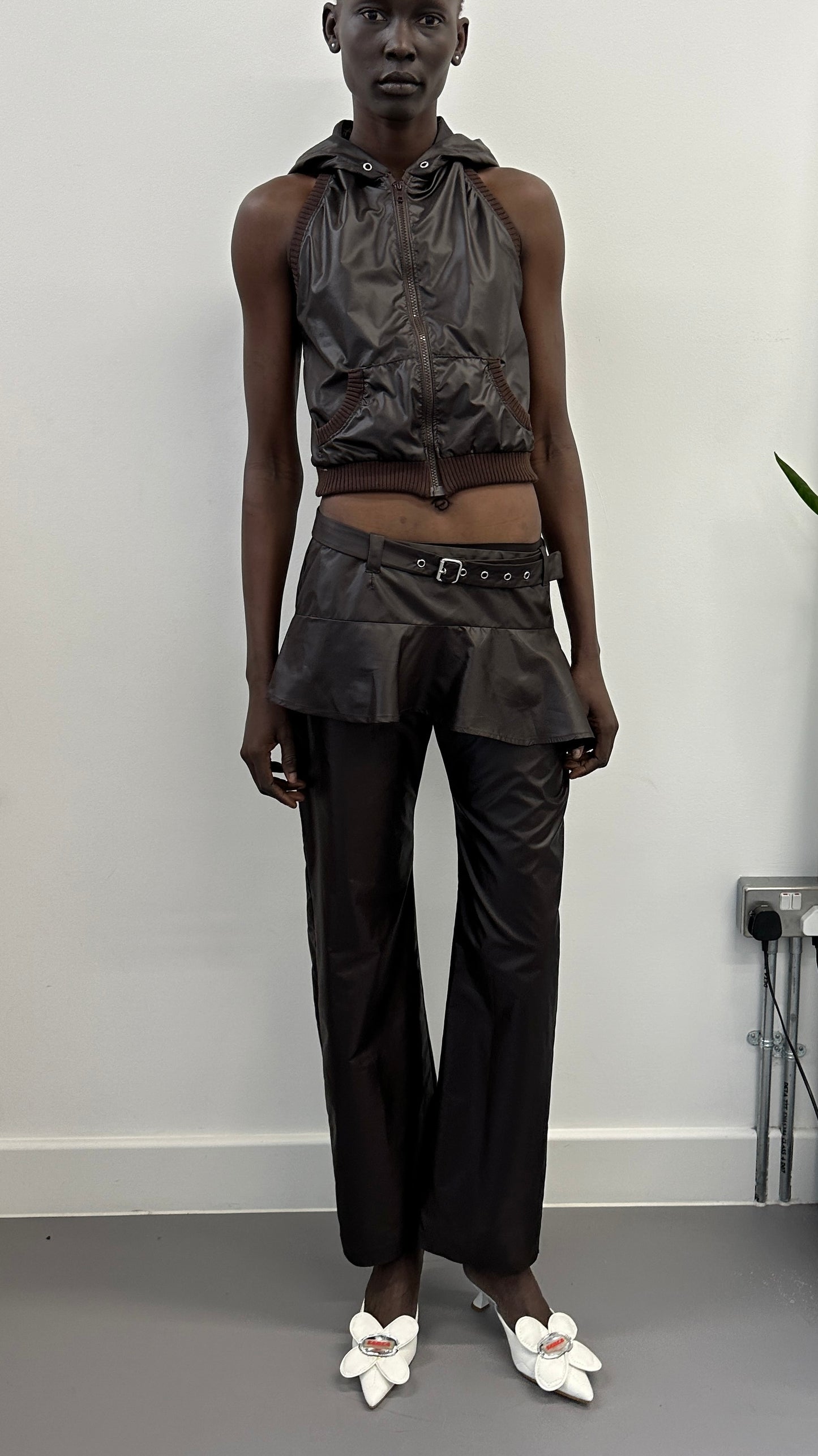 Brown Halter Top